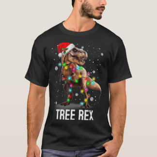 Christmas Dinosaurier Tree Rex Pajamas Men Boys Xm T-Shirt