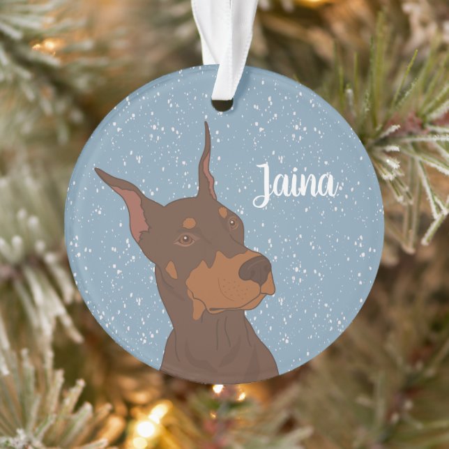 Christmas Doberman Pinscher (Arbre)