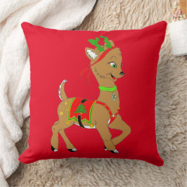 Christmas Doe Throw Kissen