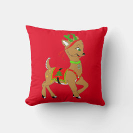 Christmas Doe Throw Kissen