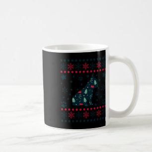 Christmas Dog Pattern Französischer Bulldog Besitz Kaffeetasse
