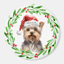 Christmas Dog Yorkie Yorkshire Terrier Holidays