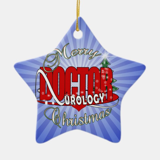 CHRISTMAS DOKTOR UROLOGISTIN KERAMIKORNAMENT (Vorne)