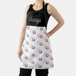 Christmas Donuts Sprinkles Bäckerei Schürze