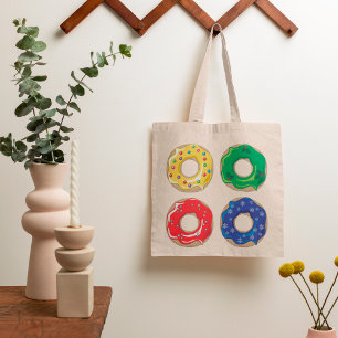 Christmas Donuts Tote Bag