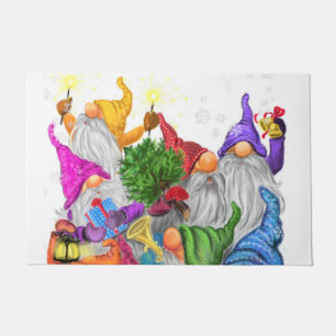 Christmas Doormat Geschenk Gnome Party Cartoon Fußmatte