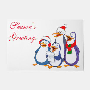 Christmas Doormat-Merry Pinguins Fußmatte