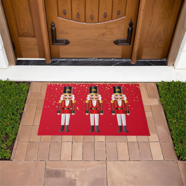Christmas Doormat-Nutcracker Fußmatte (Außenbereich)