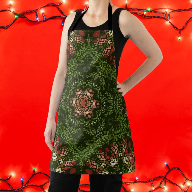 Christmas Dot Mandala Schürze (Von Creator hochgeladen)