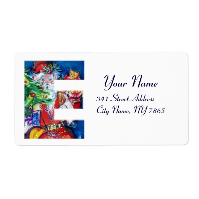 CHRISTMAS E LETTER / SANTA MIT CHRISTMAS TREM (Vorne)