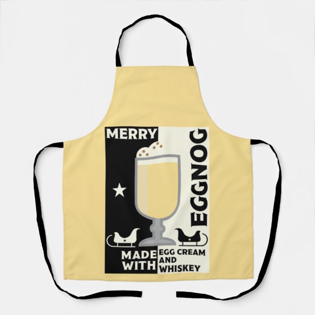 Christmas Eggnog Punch Schürze (Vorderseite)