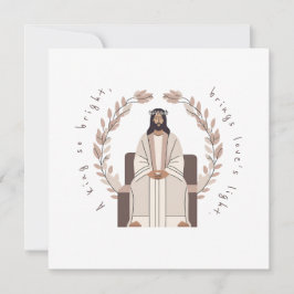 Christmas | Ein König, so hell | Jesus | Neutrale Feiertagskarte