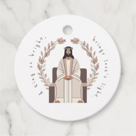 Christmas | Ein König, so hell | Jesus | Neutrale Geschenkanhänger