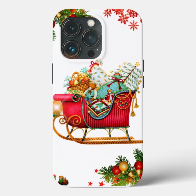 Christmas Elemente Case-Mate iPhone Hülle (Rückseite)