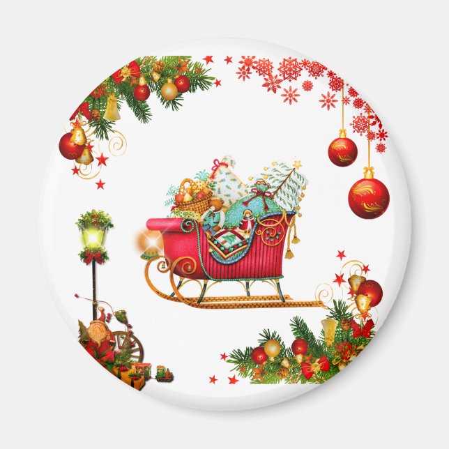 Christmas Elemente Magnet (Vorne)