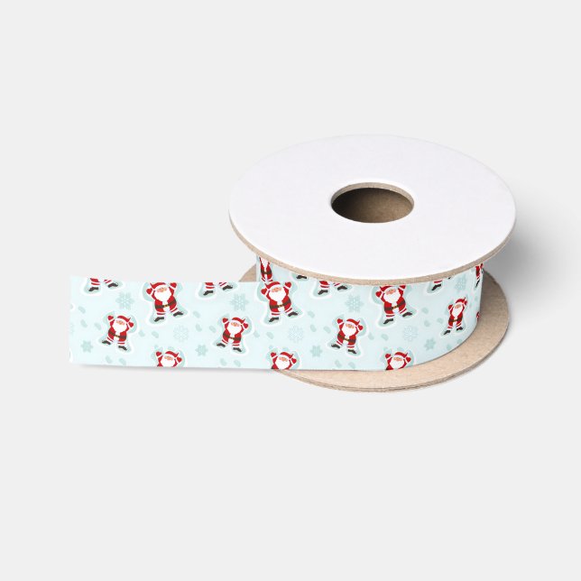 Christmas Elements Santa Claus Satinband (Spule)