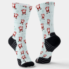 Christmas Elements Santa Claus Socken