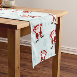 Christmas Elements Santa Claus Table Runner Kurzer Tischläufer