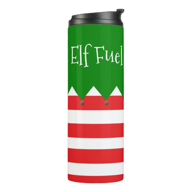 Christmas Elf Fuel Thermal Tumbler Thermosbecher (Nach links gedreht)