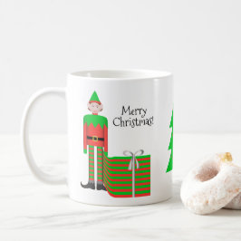 Christmas Elf Mug - Forfait Cadeau Gratté