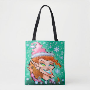 Christmas Elf Tote Bag Tasche