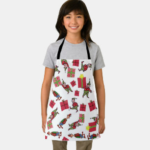 Christmas Elves filles chef tablier