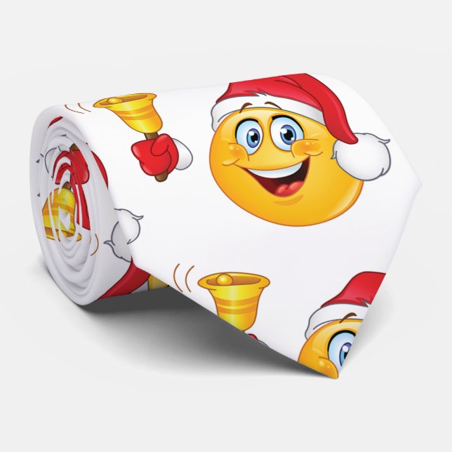 ****CHRISTMAS EMOGI**** CHRISTMAS KRAWATTE (Gerollt)