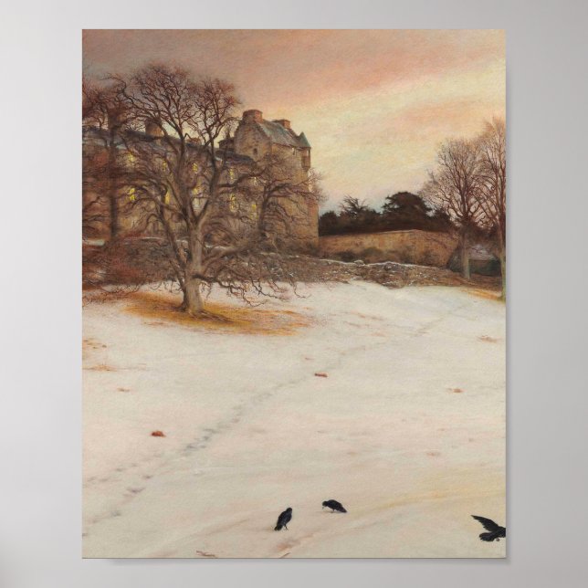 Christmas Eve (by John Everett Millais) Poster (Vorne)