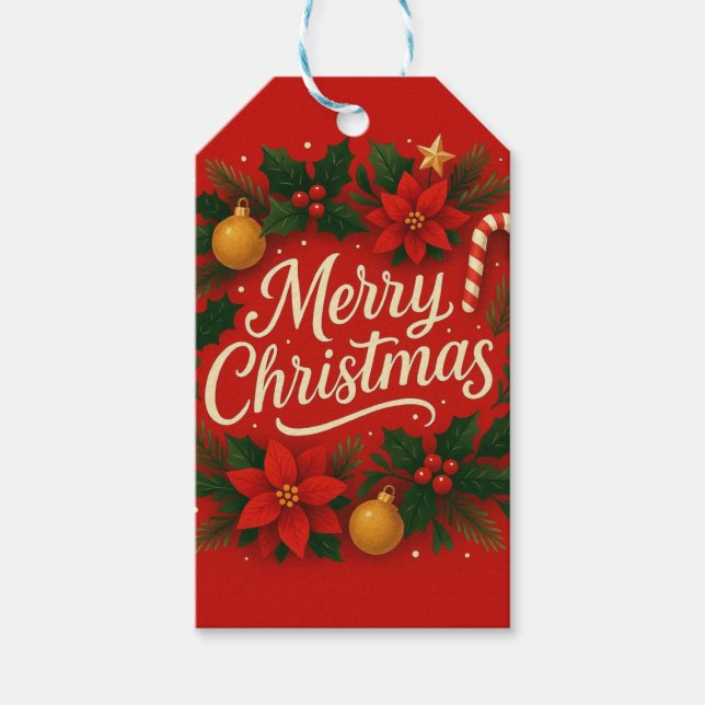 Christmas eve gift cards  geschenkanhänger (Vorderseite)