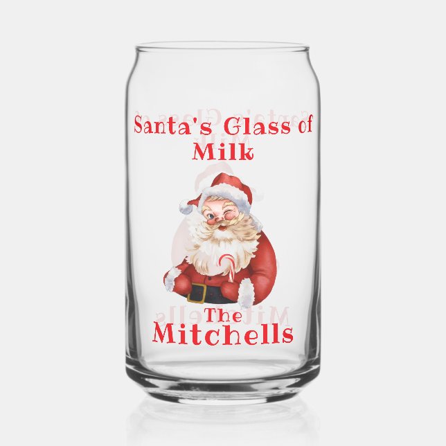 Christmas Eve Santa's Milk  Dosenglas (Vorderseite)