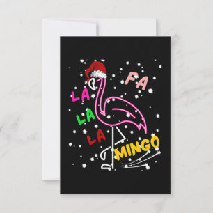 Christmas Fa la la la la mingo Essential Dankeskarte