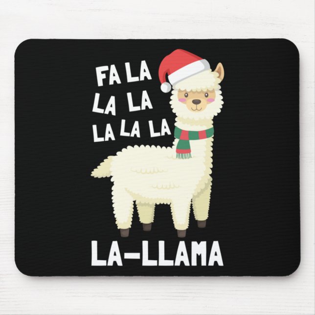 Christmas Fa La Llama Essential Mousepad (Vorne)