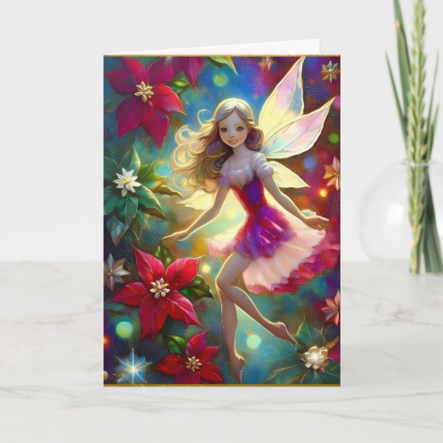 Christmas Fairy Collection - Ash Blonde Hair Karte (Vorderseite)