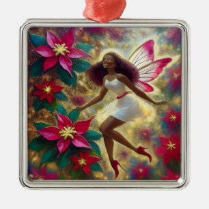 Christmas Fairy Collection - Auburn Natural Hair Ornament Aus Metall