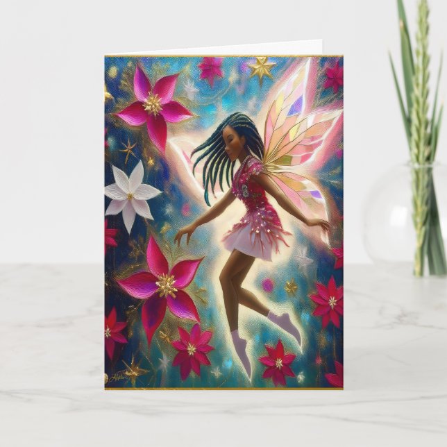 Christmas Fairy Collection - Cornrows Braids Hair Karte (Vorderseite)