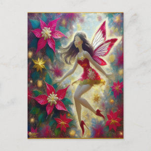 Christmas Fairy Collection - Dark Brown Hair Postkarte