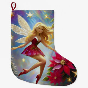 Christmas Fairy Collection - Honey Blonde Hair Großer Weihnachtsstrumpf