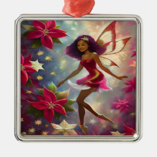 Christmas Fairy Collection Plum Tint Natural Hair Ornament Aus Metall