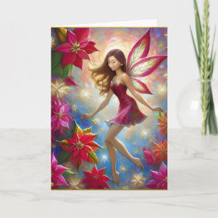 Christmas Fairy Collection - Reddish Brown Hair Karte