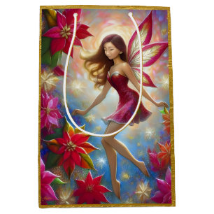Christmas Fairy Collection - Reddish Brown Hair Mittlere Geschenktüte