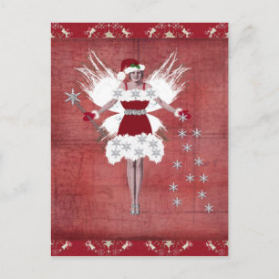 Christmas Fairy Feiertagspostkarte