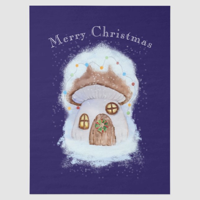 Christmas fairy house seidenpapier (Vorderseite)