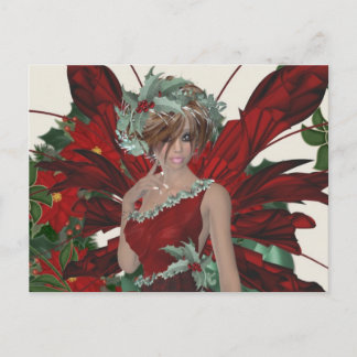 Christmas Fairy Postcard Feiertagspostkarte