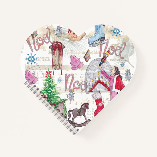 Christmas Fairy Tale Wasserfarbe Notizbuch (Vorderseite)