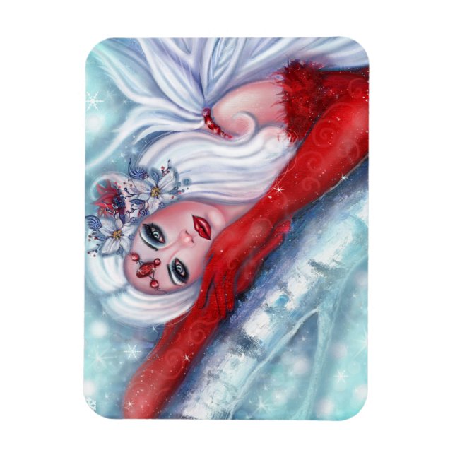 Christmas Fairy Weisheit Postcard von Renee Lavoie Magnet (Vertikal)