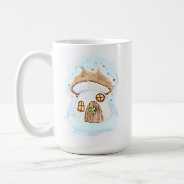 Christmas Fairytale House Kaffeetasse (Links)
