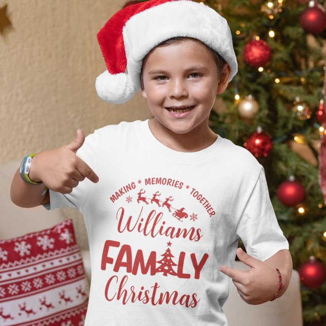 Christmas Family Reunion with Name T-Shirt (Von Creator hochgeladen)