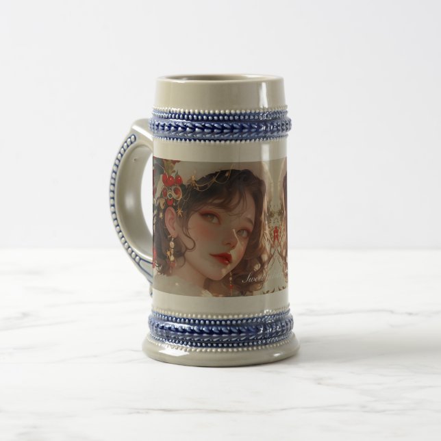 Christmas Fantasy: Holiday Romance Stein Mug (Devant gauche)