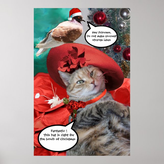 CHRISTMAS-FEIERN VON PRINCESS TATUS CAT POSTER (Vorne)
