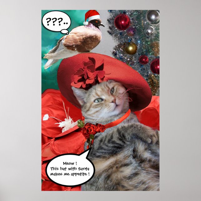 CHRISTMAS-FEIERN VON PRINCESS TATUS CAT POSTER (Vorne)